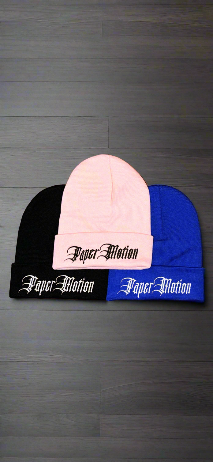 PAPER MOTION LOGO BEANIE